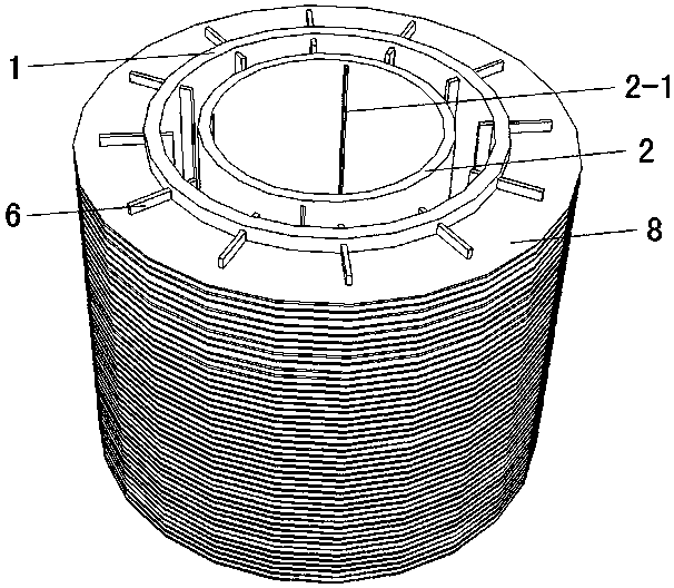 Matched assembly type LED lamp heat dissipation device and assembling method thereof