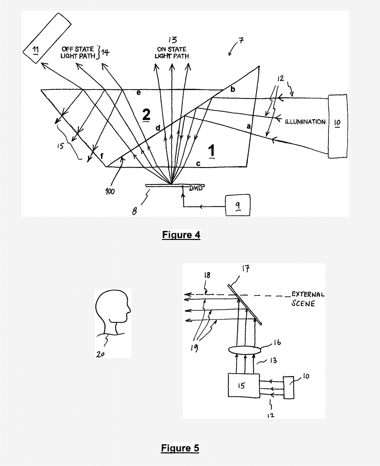 Dmd projector with tir prism