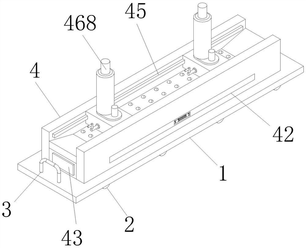 Mechanical equipment supporting and overhauling device capable of recycling oil and water