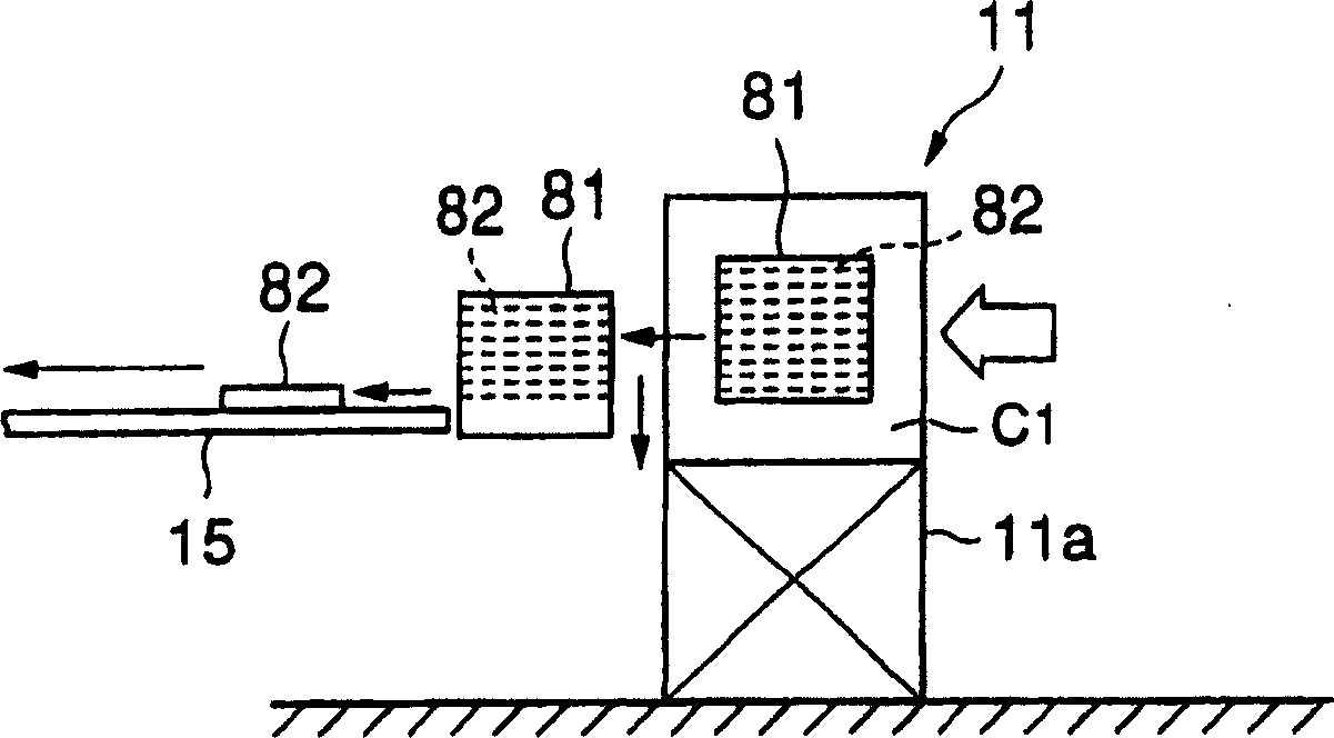 Production line system and automated warehouse used in the system