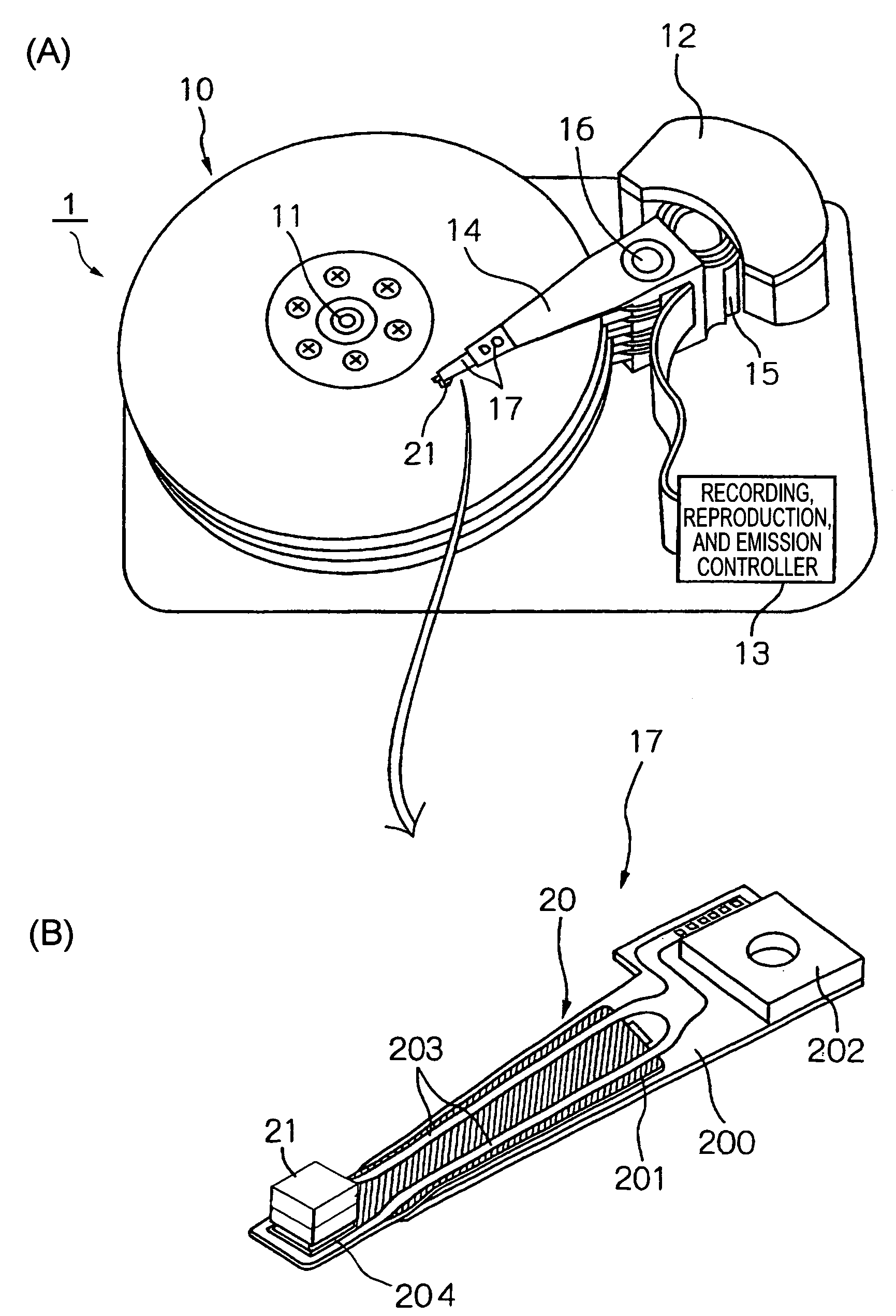 Thermally assisted magnetic head