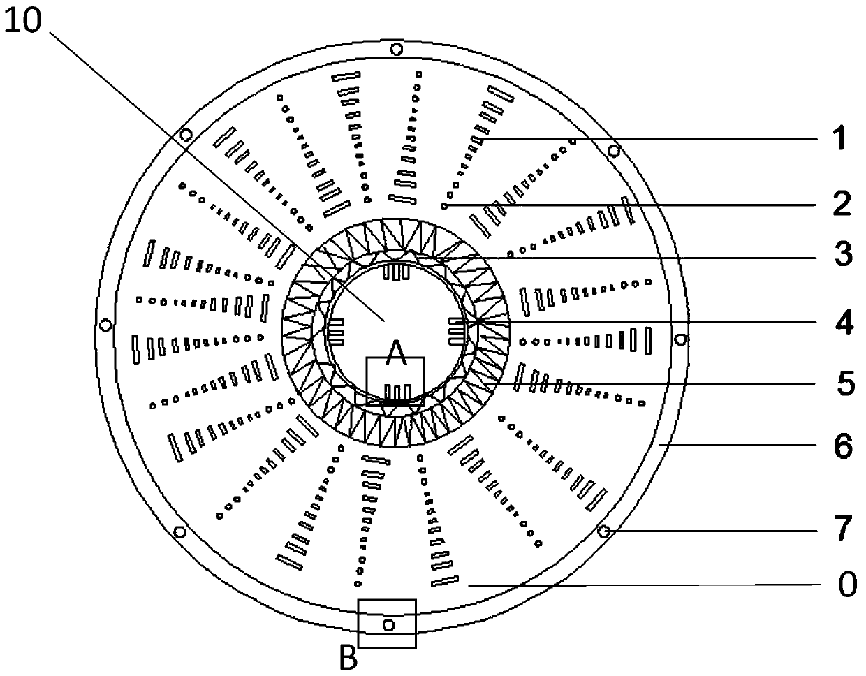 Flow guide disk for pressure-resistant disc-tube type membrane component