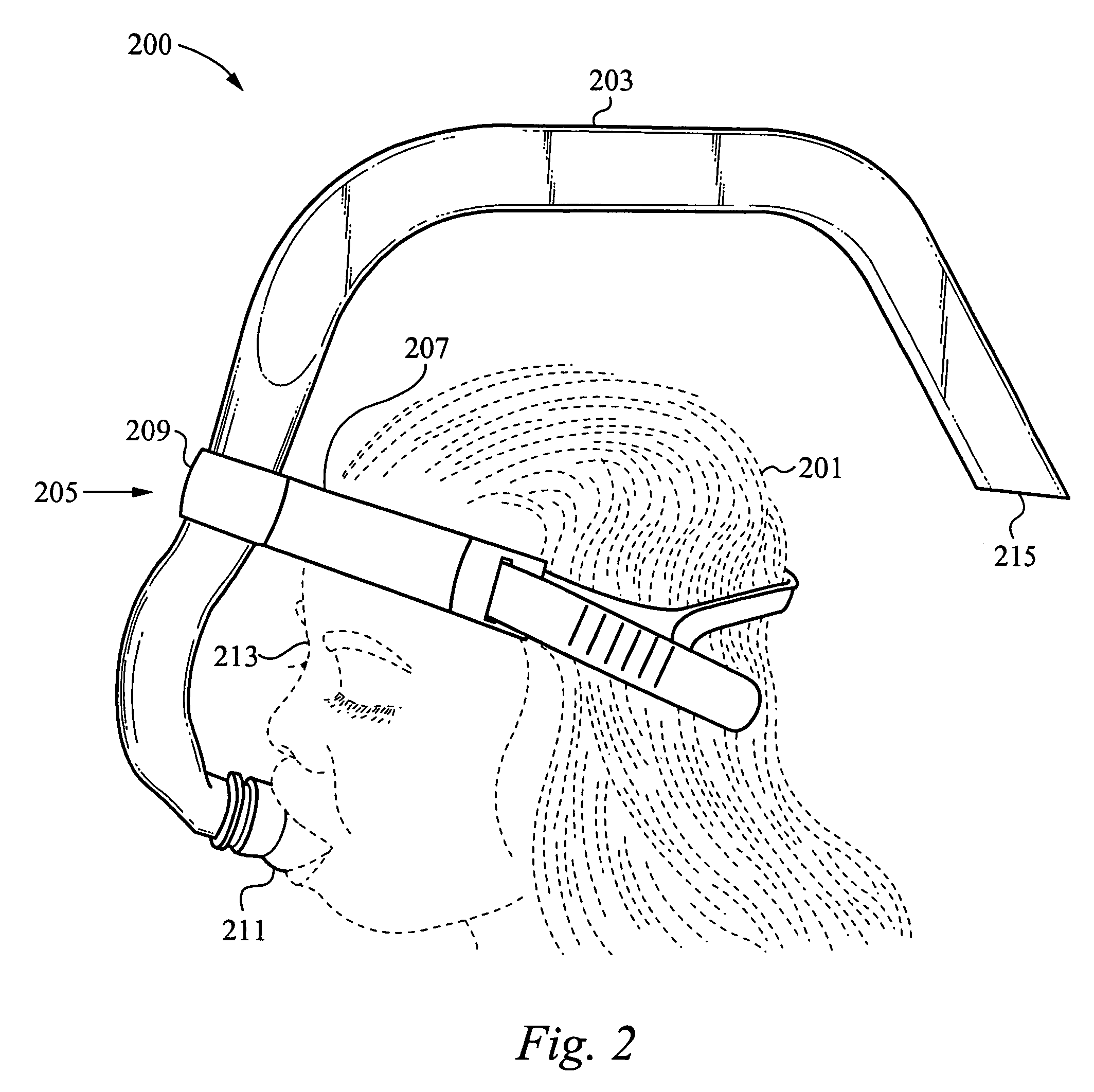 Arching snorkel