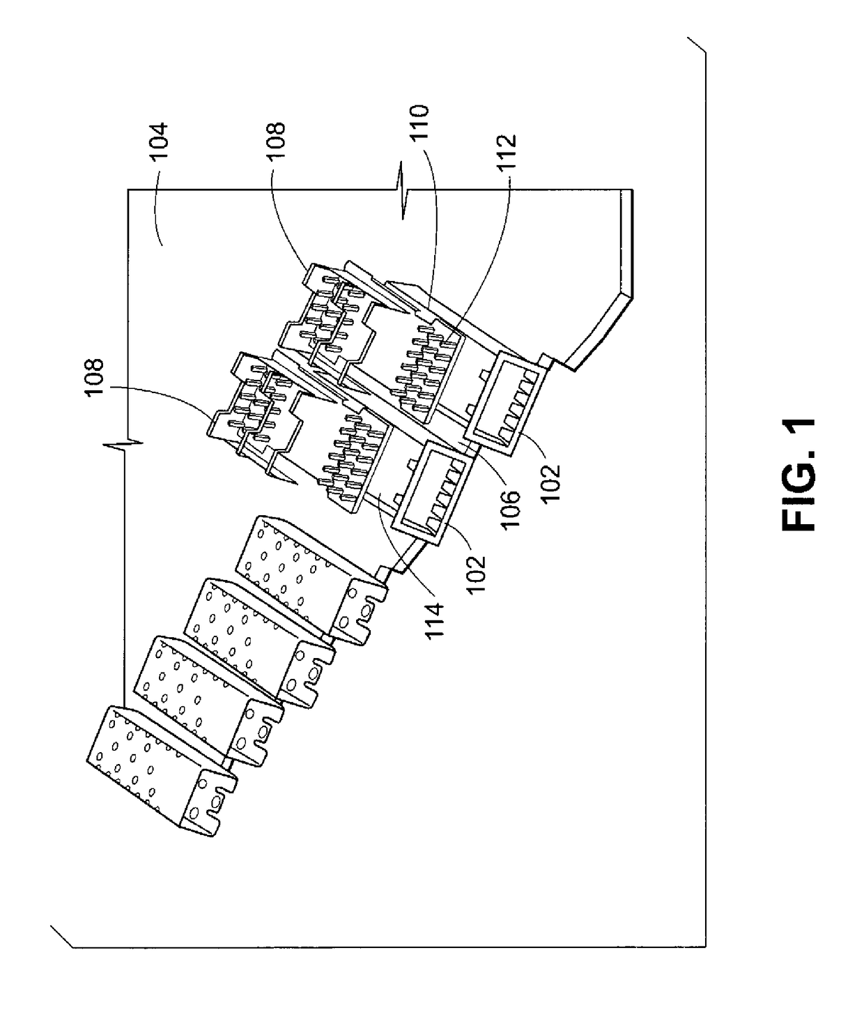 Fixation of heat sink on SFP/XFP cage