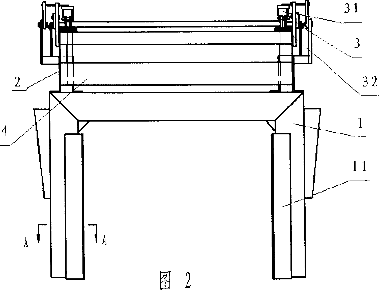 Brick-unloading machine