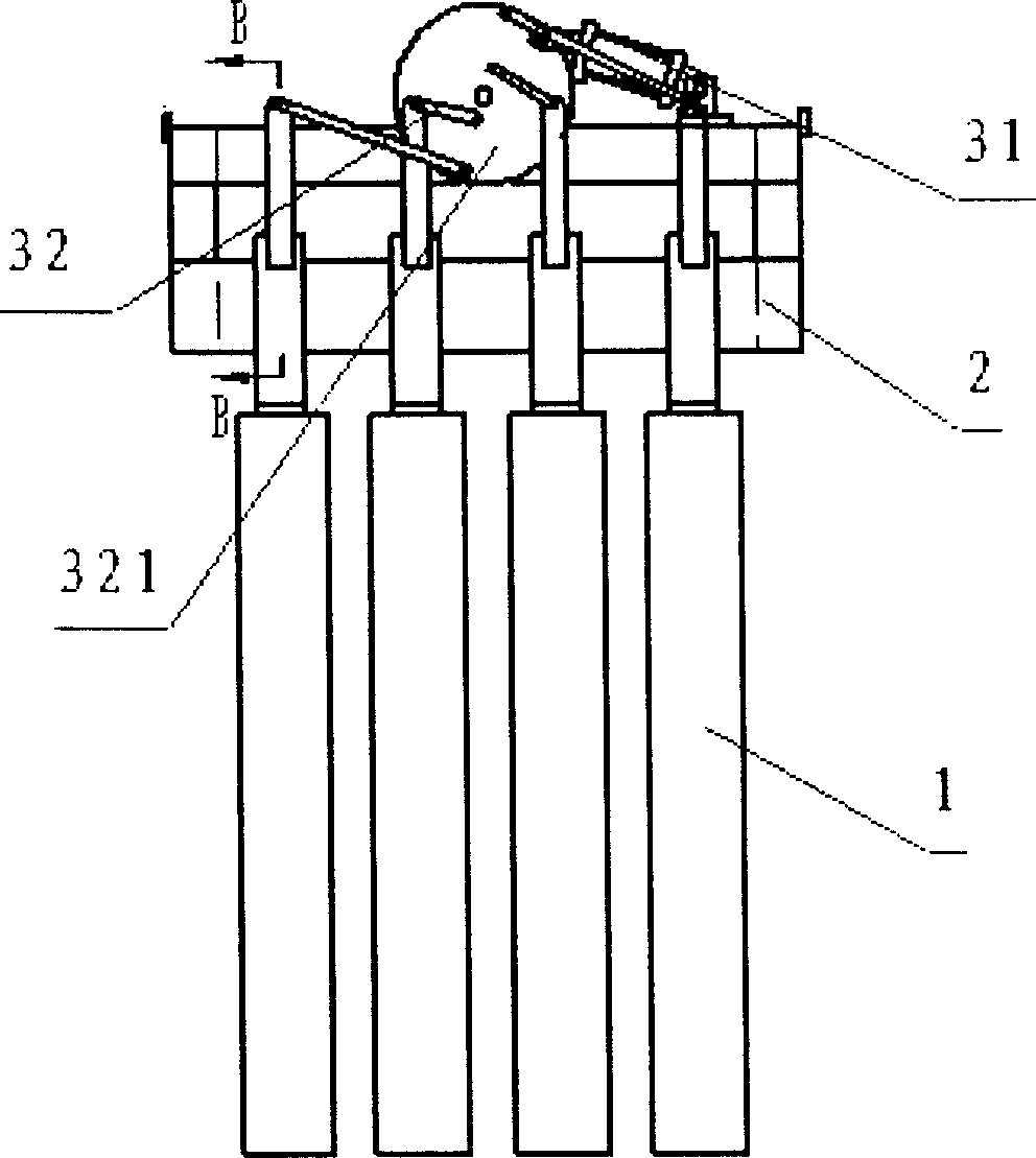 Brick-unloading machine