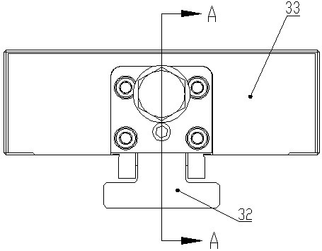 Oblique pressing ball type movable plier mechanism of flat tongs