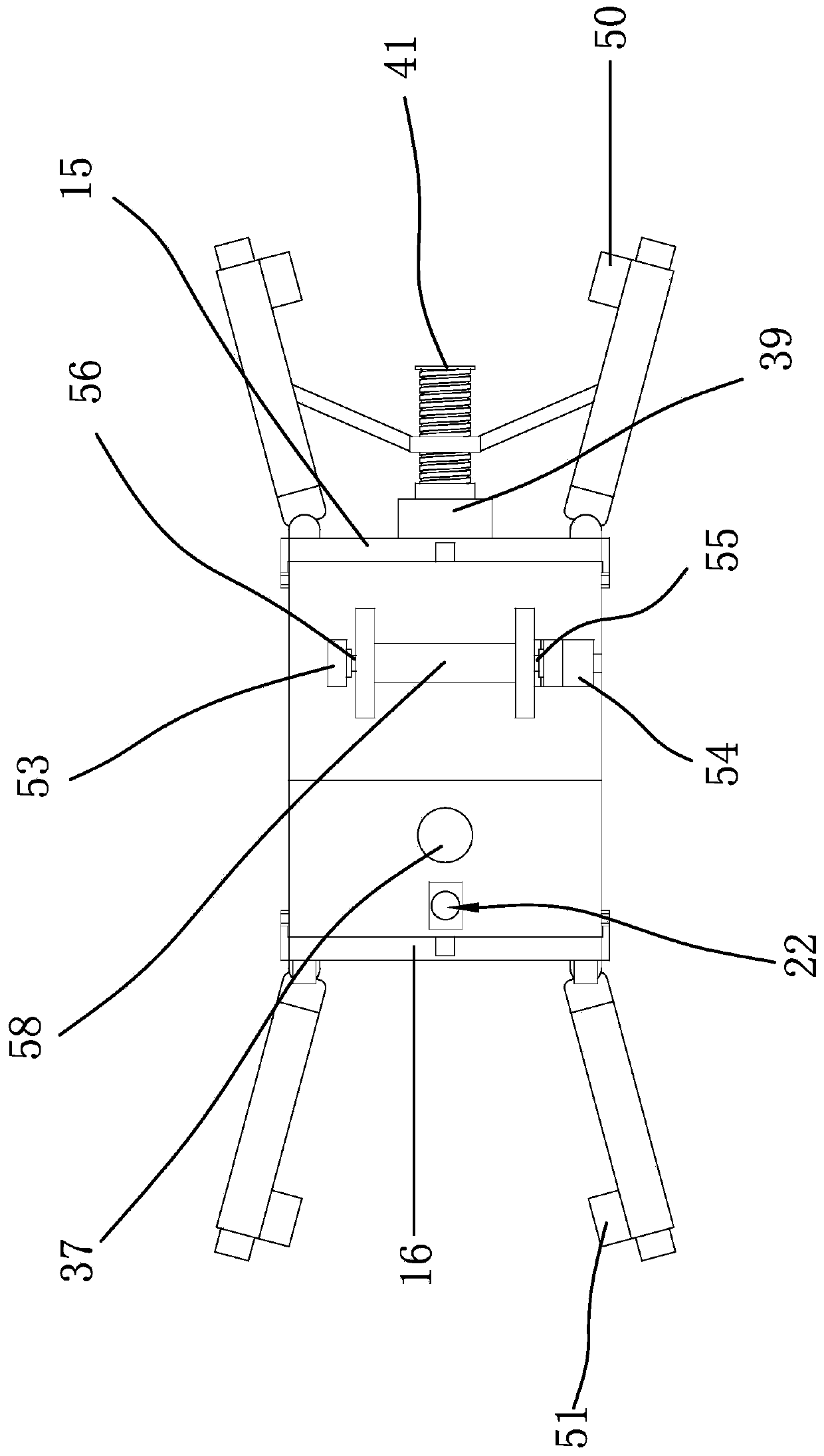 Optical cable laying construction vehicle suitable for stony soil