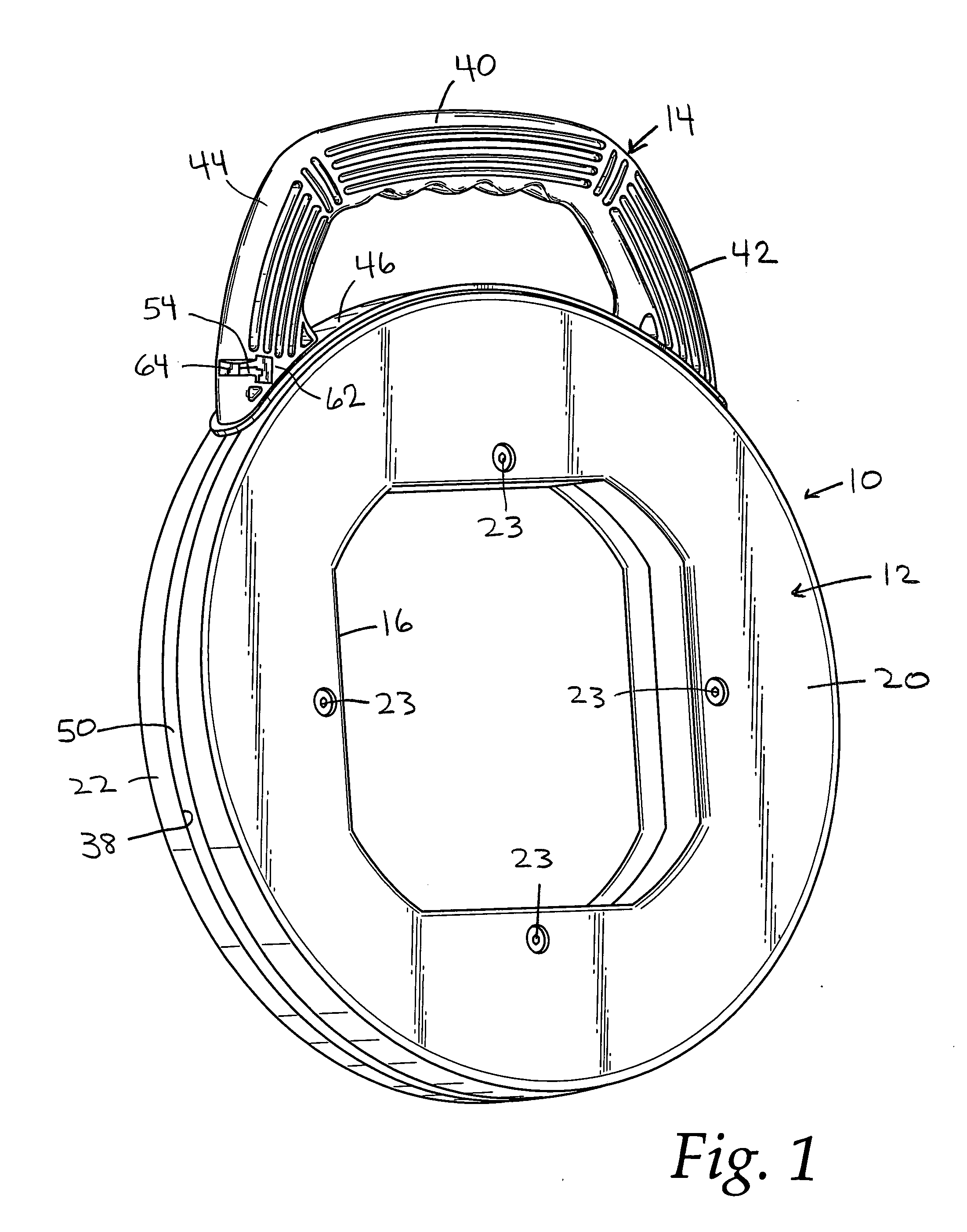 Fish tape handle with retention feature