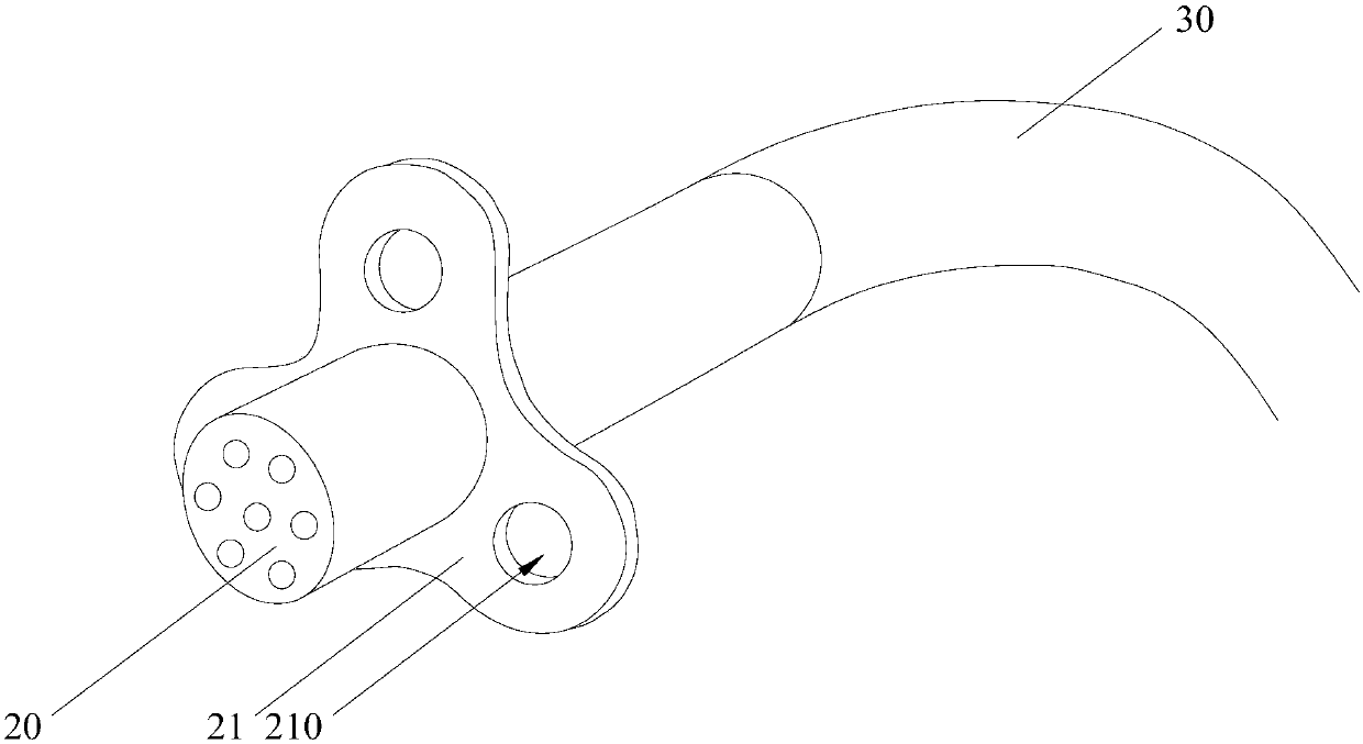 Robot arm and electric vehicle charging device