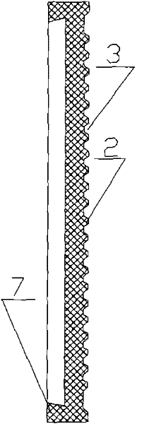 Large grid plate for air pressure filter