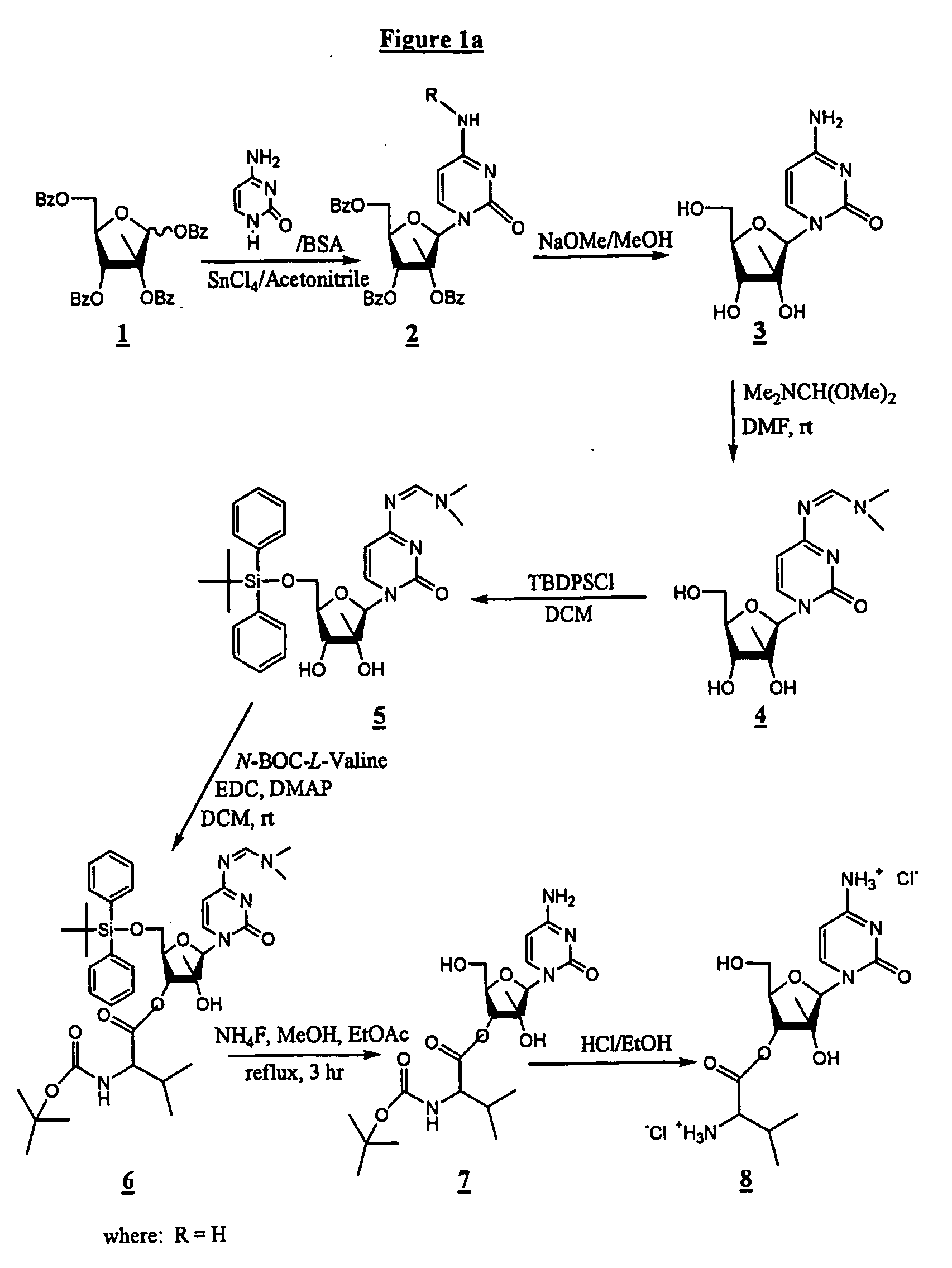 2'-C-methyl-3'-O-L-valine ester ribofuranosyl cytidine for treatment of flaviviridae infections