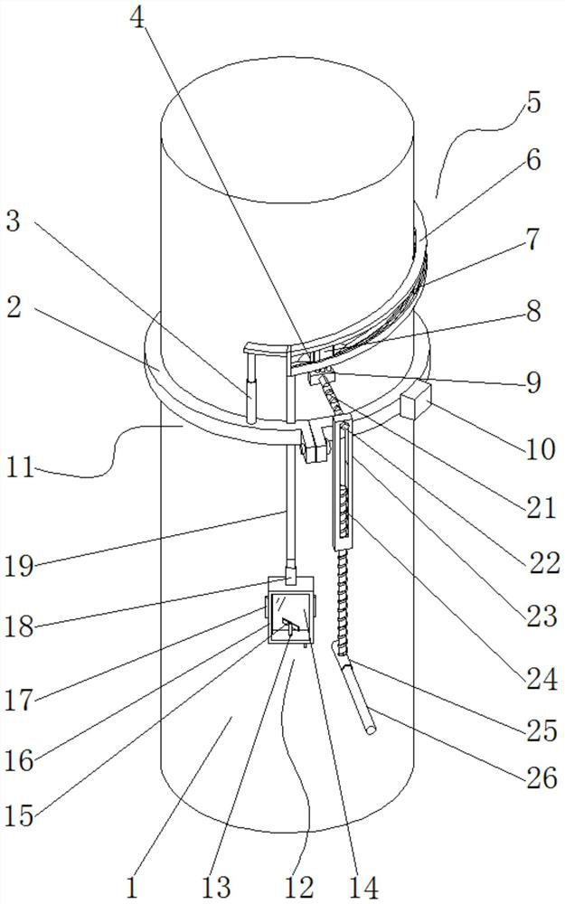 Flow guiding and classifying mechanism for collecting natural rubber