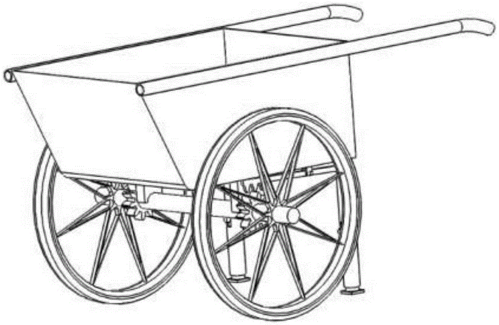 Automatic braking trolley for construction site