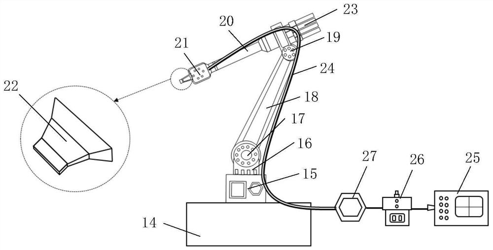 Testing device and testing method for microwave moving sintering lunar soil in vacuum environment