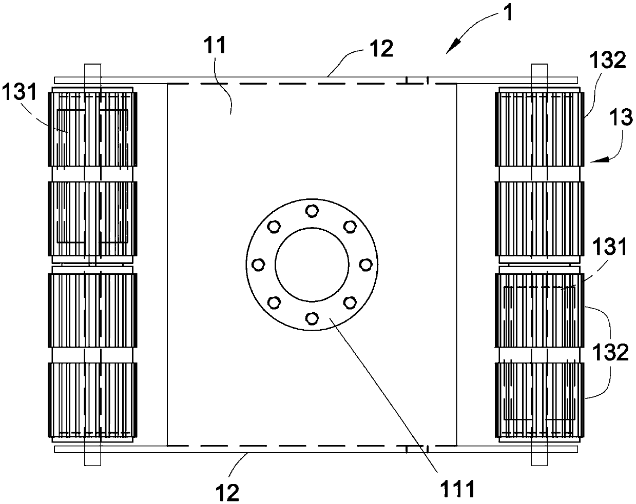 Automatic wall surface cleaning mechanism and wall surface adsorption device