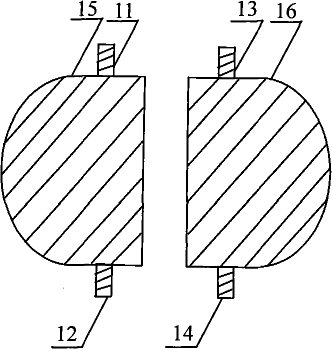 Detachable double-leaf artificial mechanism heart valves