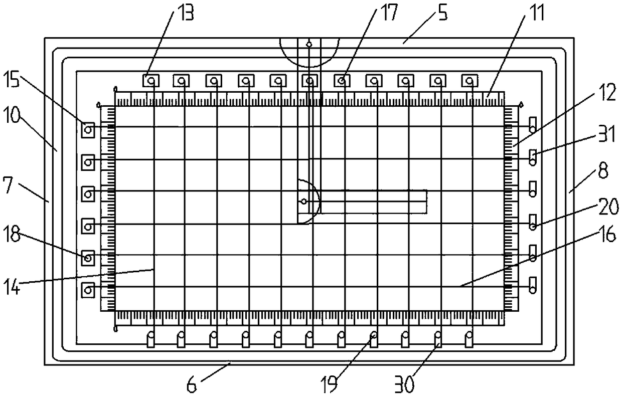 Art painting view framing proportion perspective shape correcting device