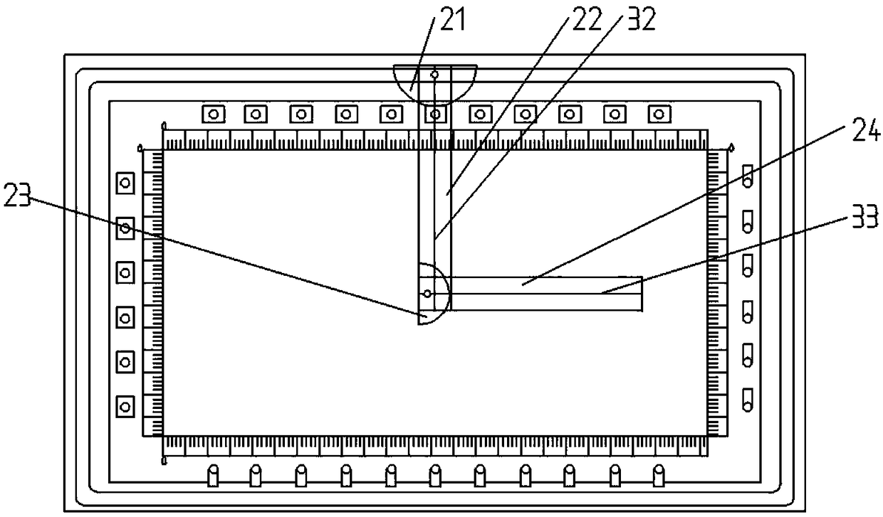 Art painting view framing proportion perspective shape correcting device