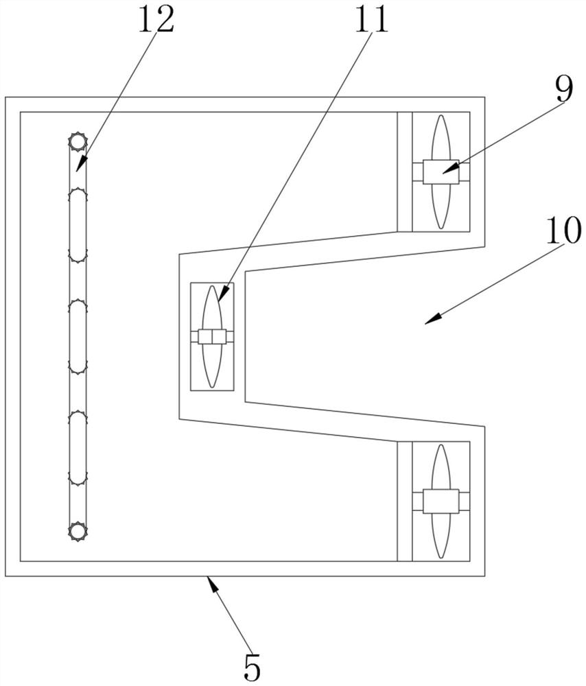 Auxiliary cooling device for liquid crystal display module production and processing