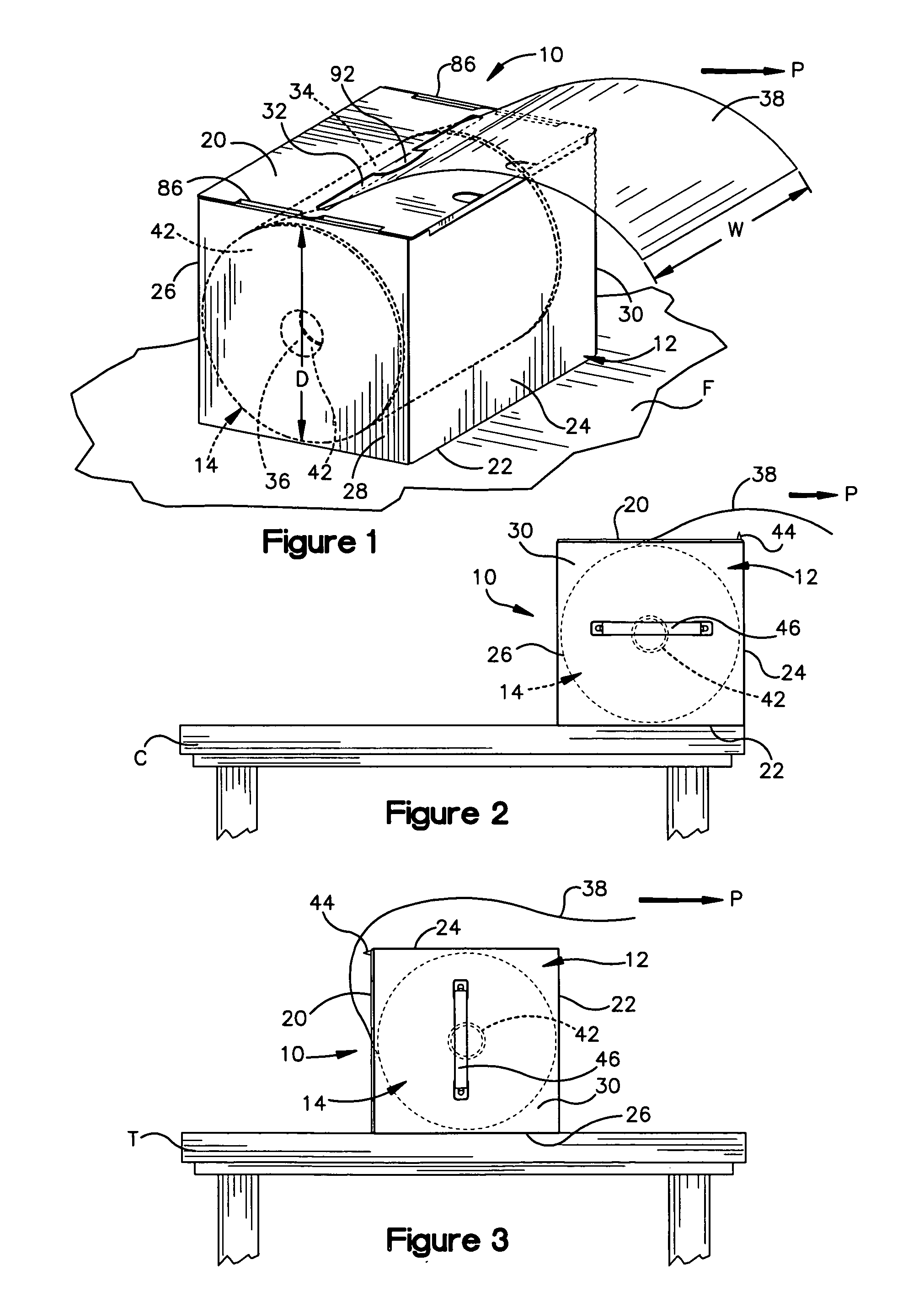 Newsprint dispensing device