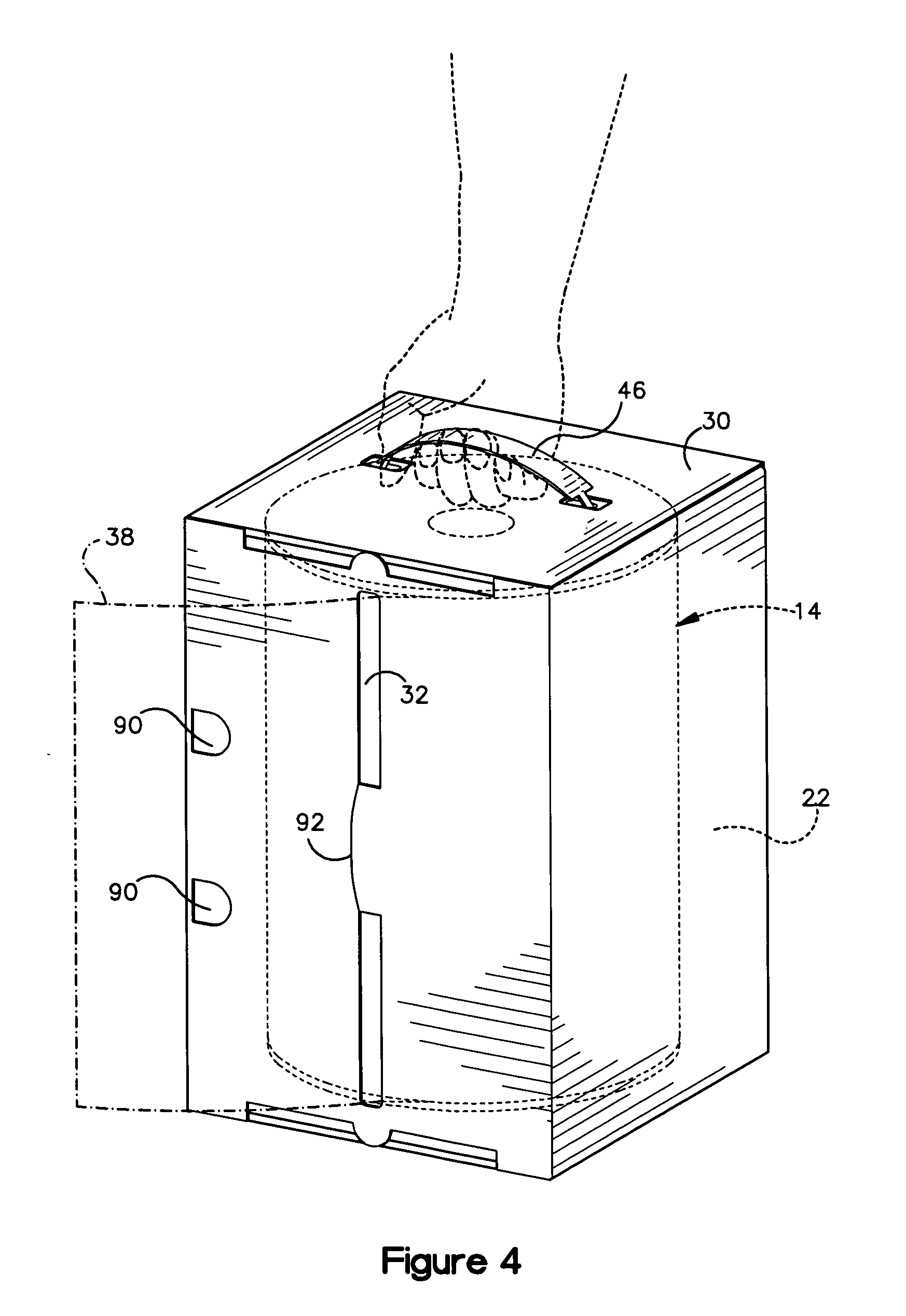 Newsprint dispensing device