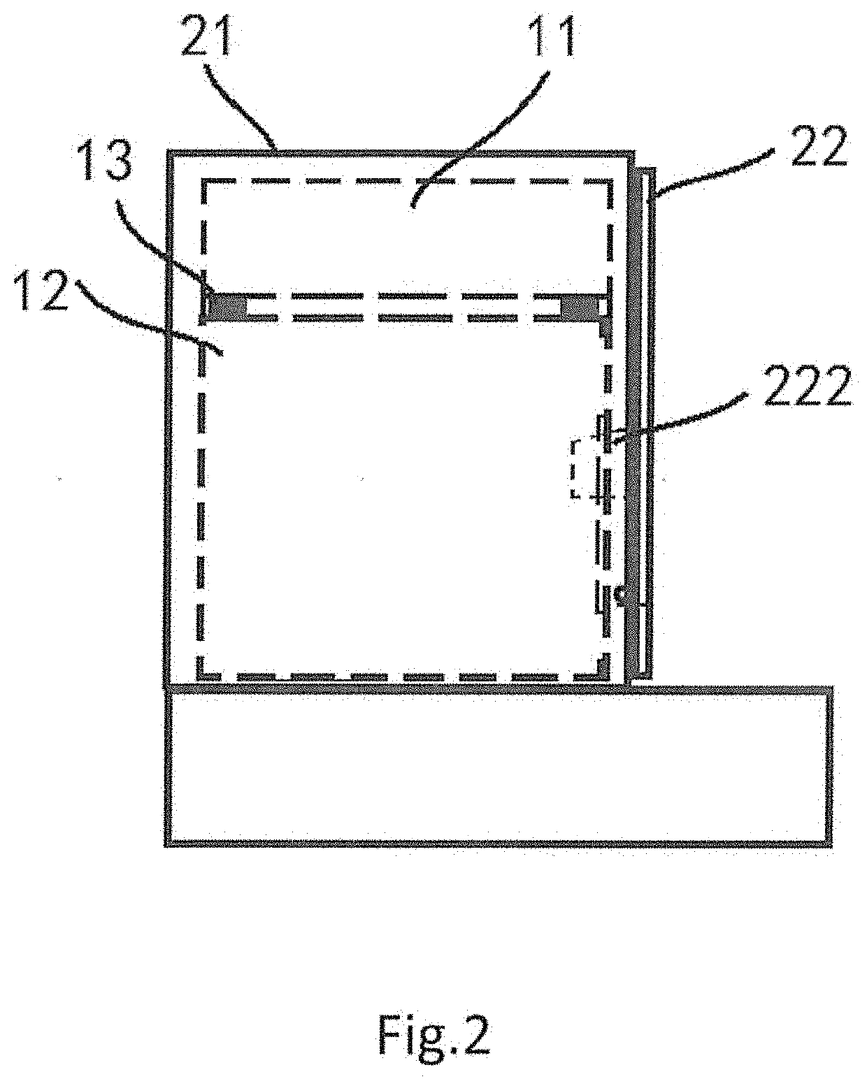 Replaceable fully-automatic cat litter cleaning device