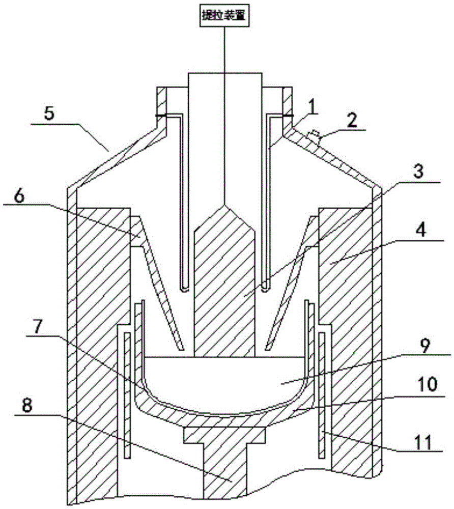 High-speed single crystal growth device and method