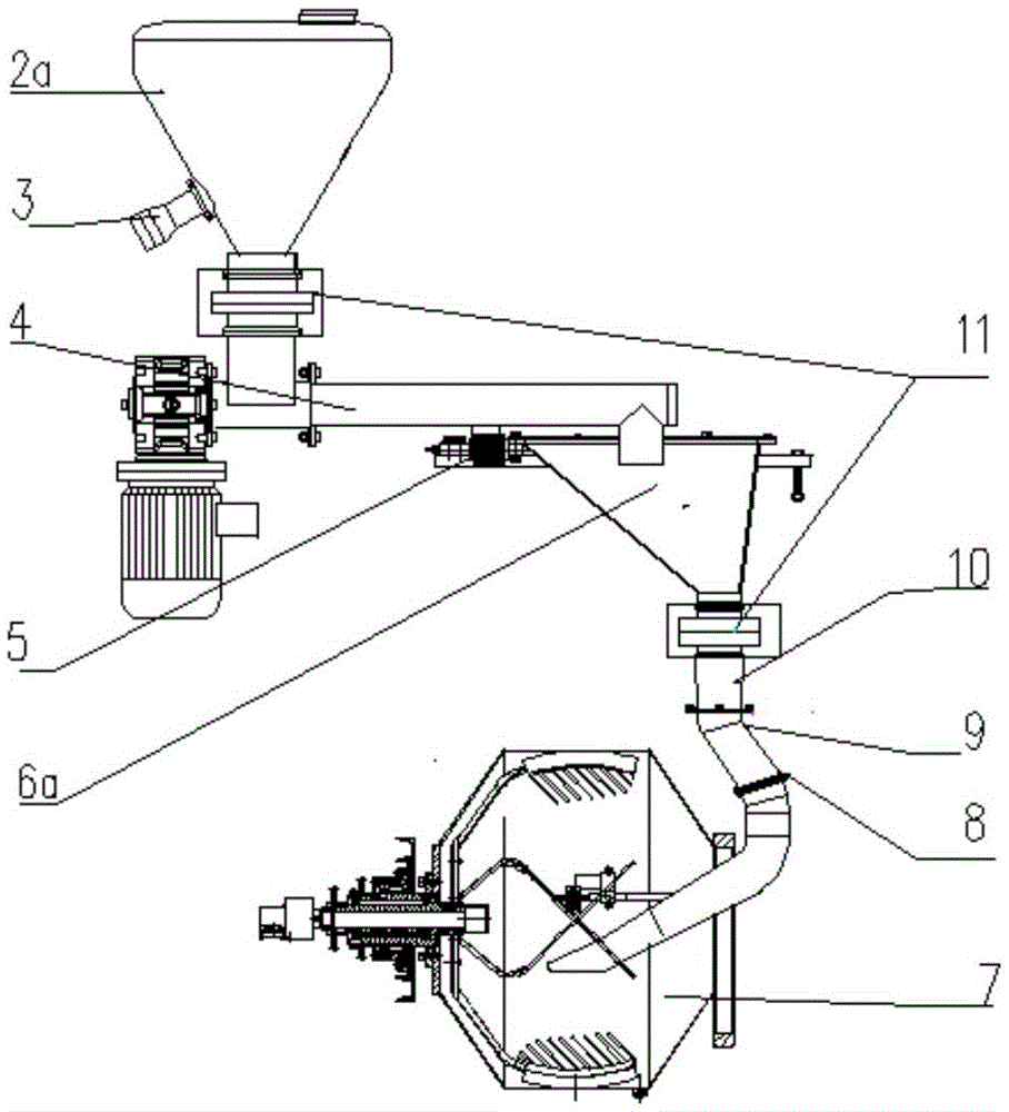 Automatic weighing and feeding device