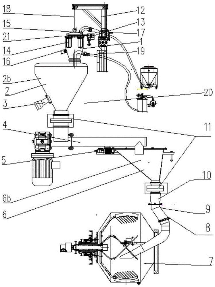 Automatic weighing and feeding device