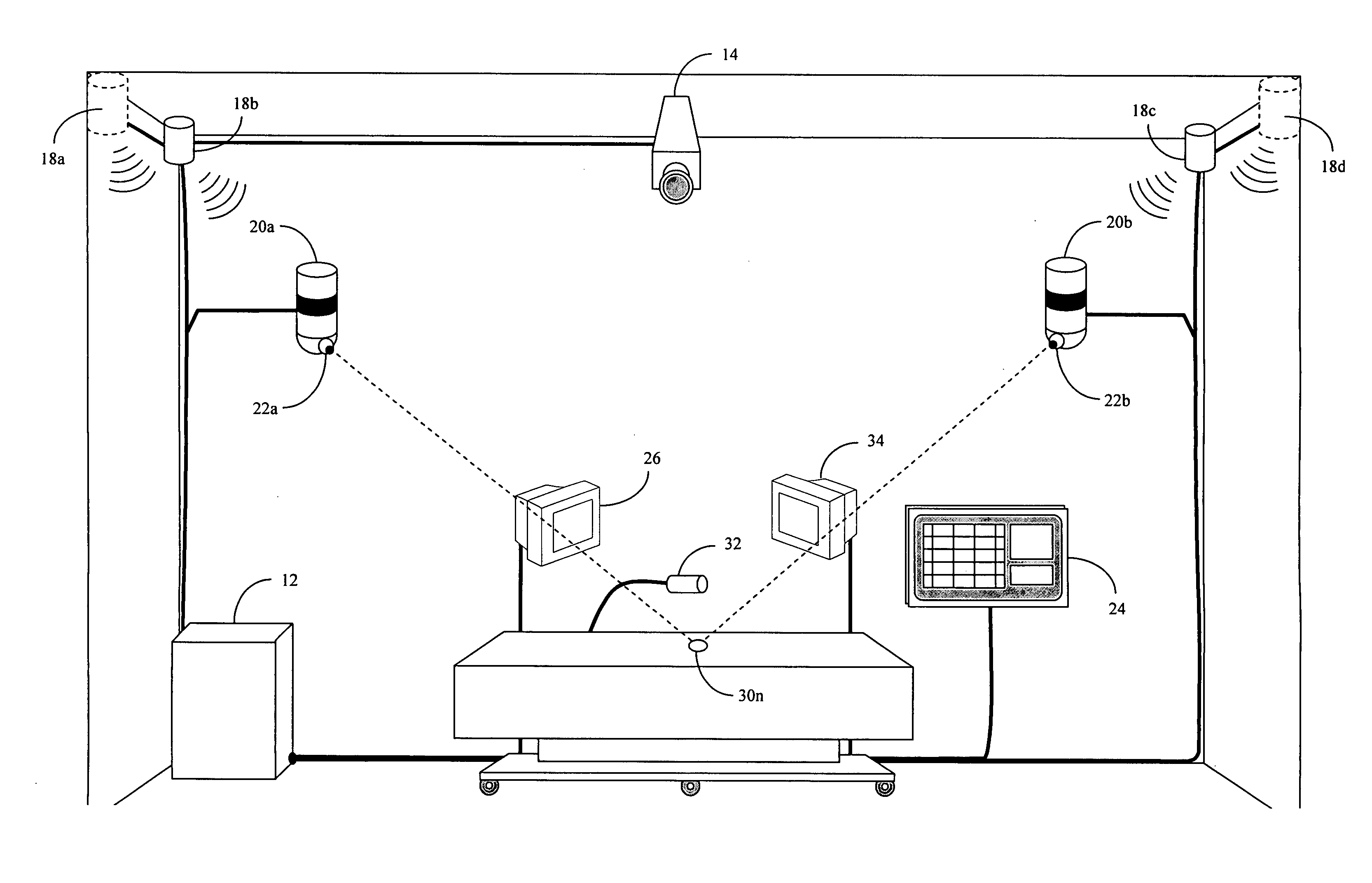 System for tracking surgical items in an operating room environment