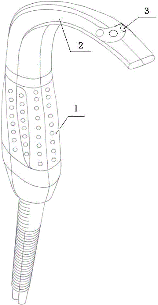 Three-dimensional panoramic colour video laryngendoscope