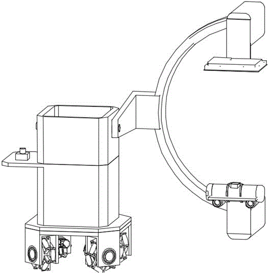 Mobile robot-assisted surgical system having positioning function