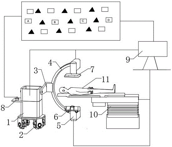 Mobile robot-assisted surgical system having positioning function