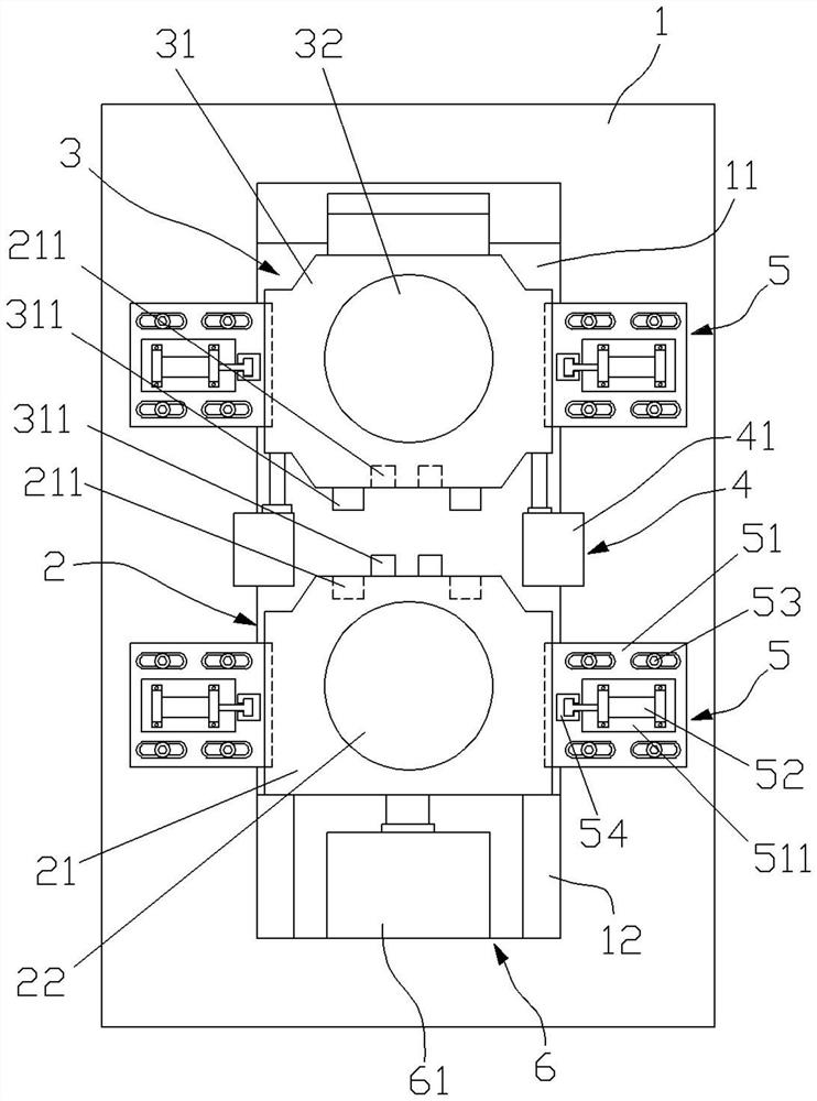 Roller body mounting structure on steel belt processing line