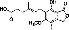 Application of mycophenolic acid in inhibiting Peronophythora litchii