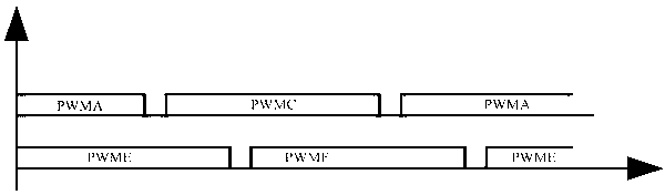 Switching circuit of phase shift and limited bipolar control manner and control method thereof