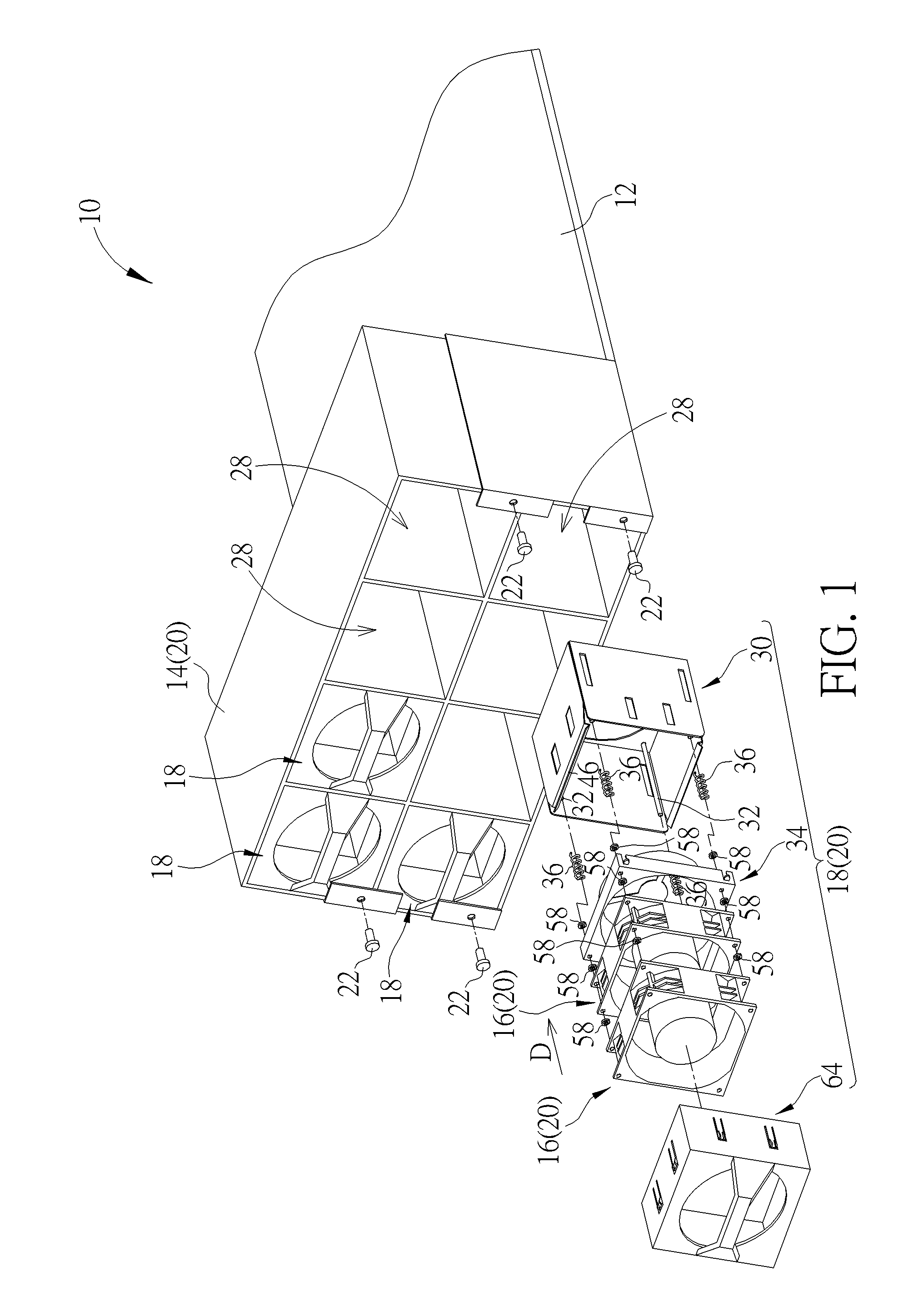 Fixing mechanism and electronic device with heat dissipating function