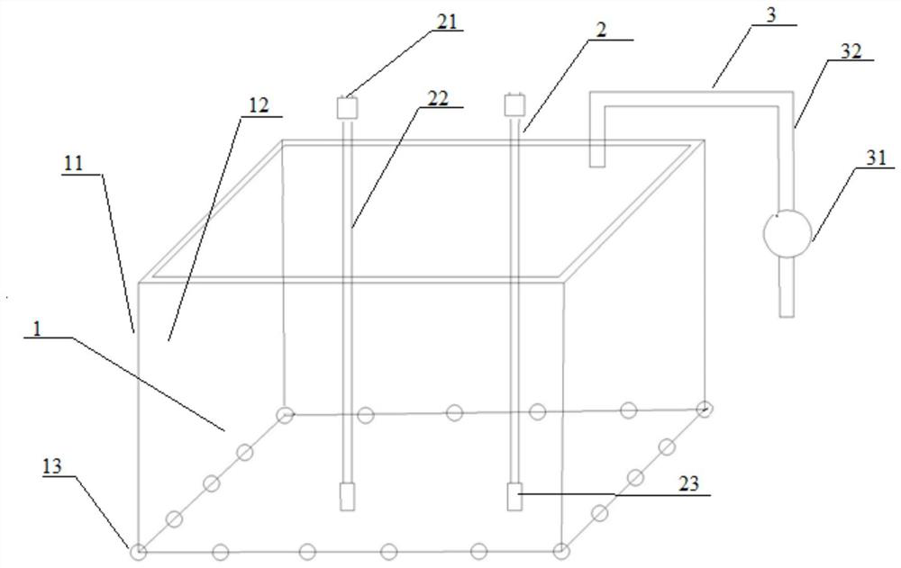 Fry bait biological purification and nutrient enrichment device and method