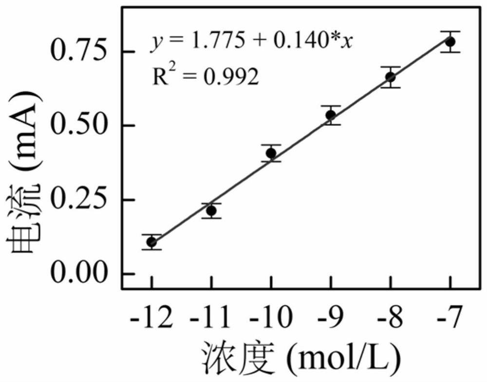 Preparation method and application of electrochemical sensor for detecting lead ions based on fast scanning cyclic voltammetry