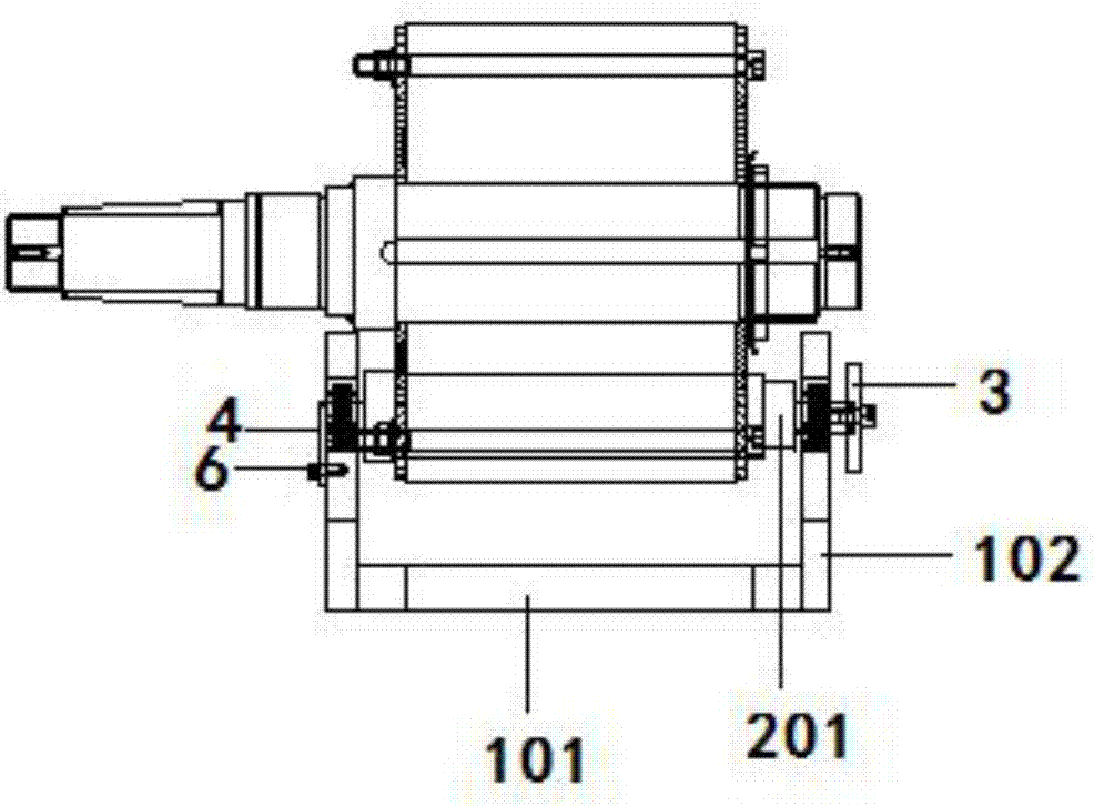 Arranged magnetic steel supporting device for rotor of permanent magnet motor