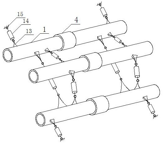 Structural system and construction method of integrated multi-cavity pipeline for oil and gas multi-phase transportation