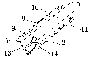 Book placing table with adjustable area