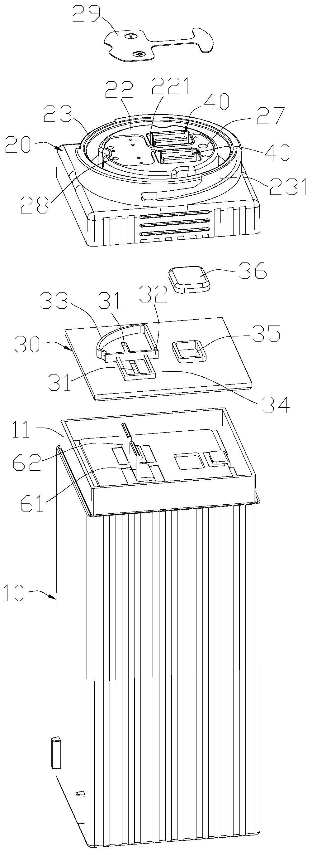 Waterproof shell of waterproof power supply, waterproof power supply and manufacturing method of waterproof power supply