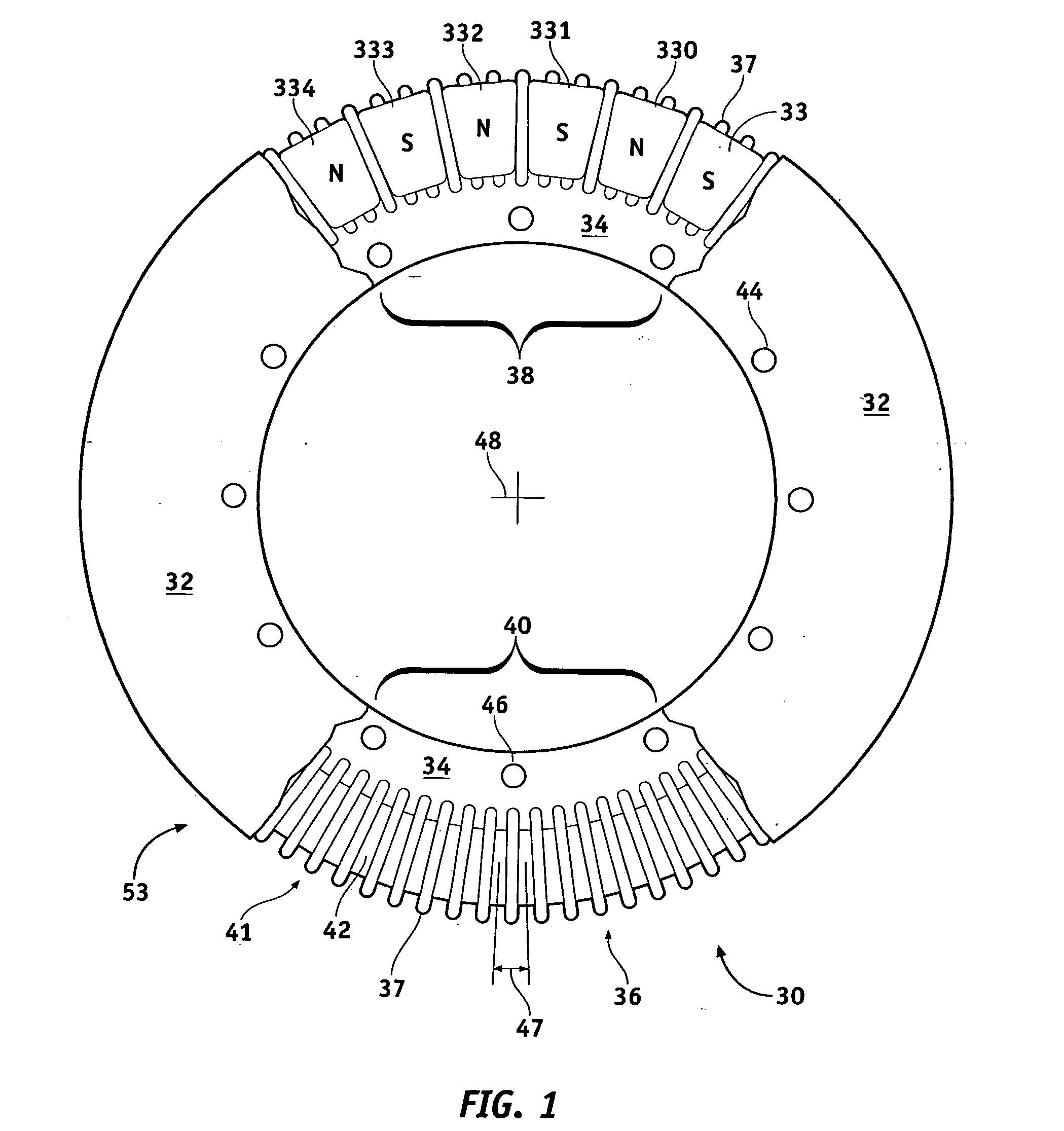 Gearless wheel motor drive system