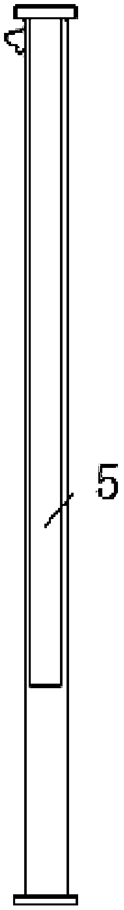 Pedestrian street-crossing early-warning system with pedestrian early-warning stand columns, and control method