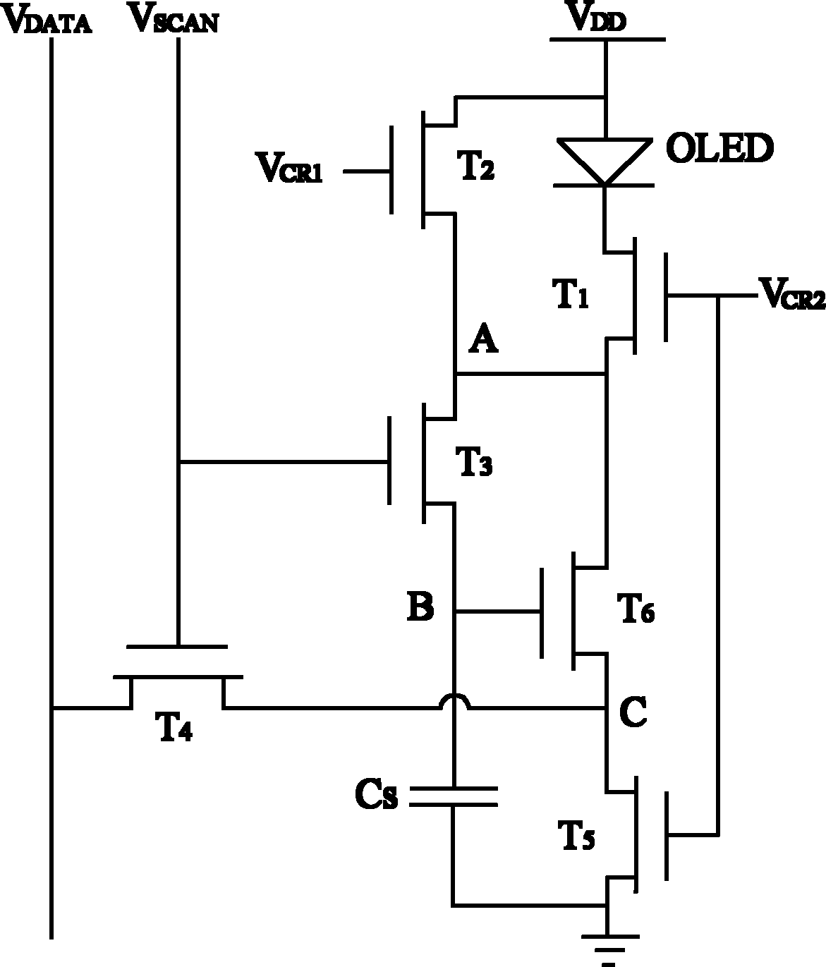 Organic light emitting diode driving circuit, display panel, display and driving method