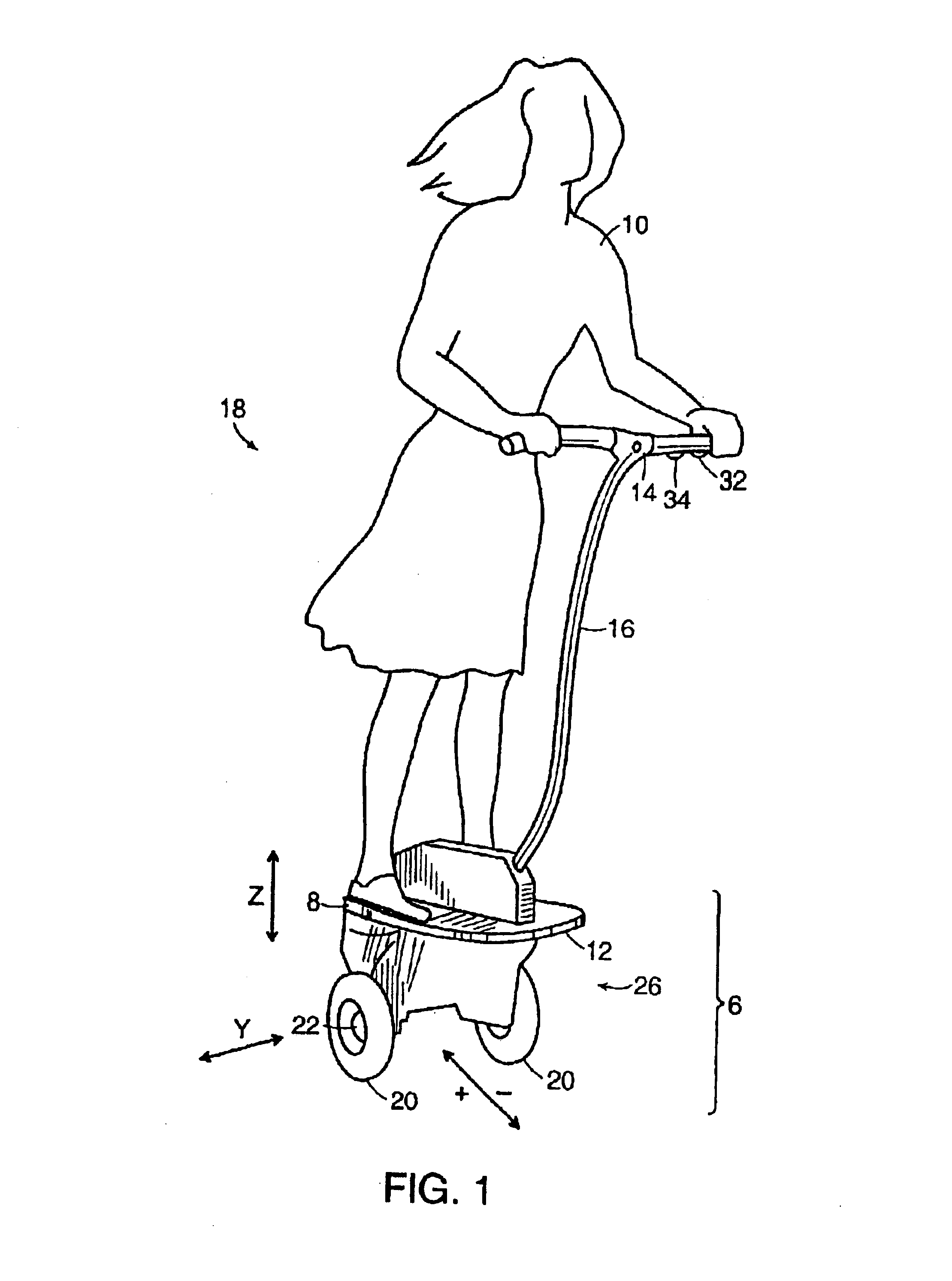 Speed limiting for a balancing transporter