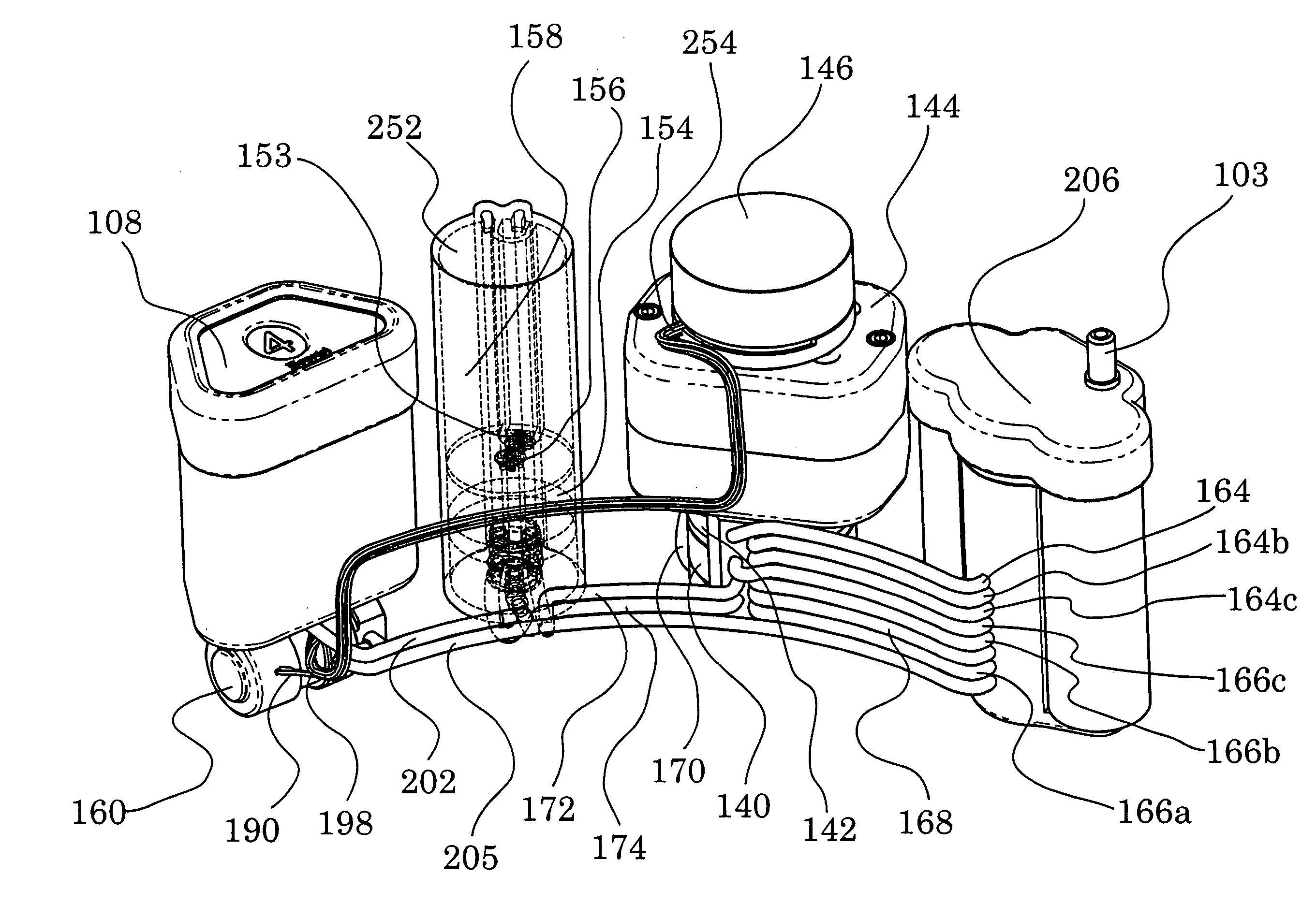 Product pump for an oxygen concentrator