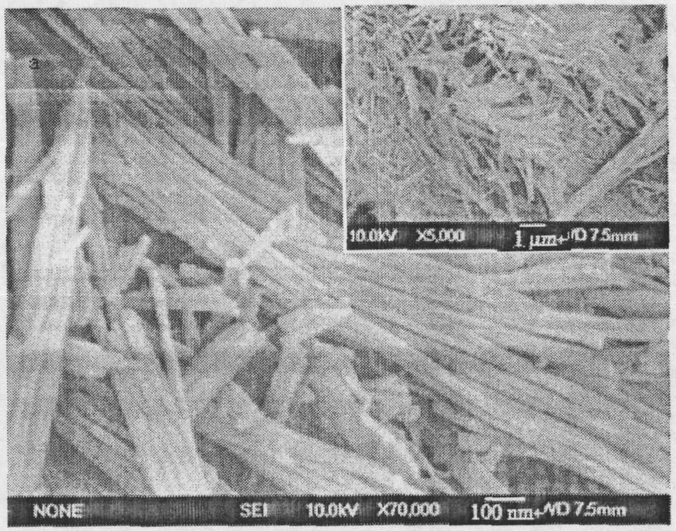 Method for preparing copper hydroxide and copper oxide nano material and application